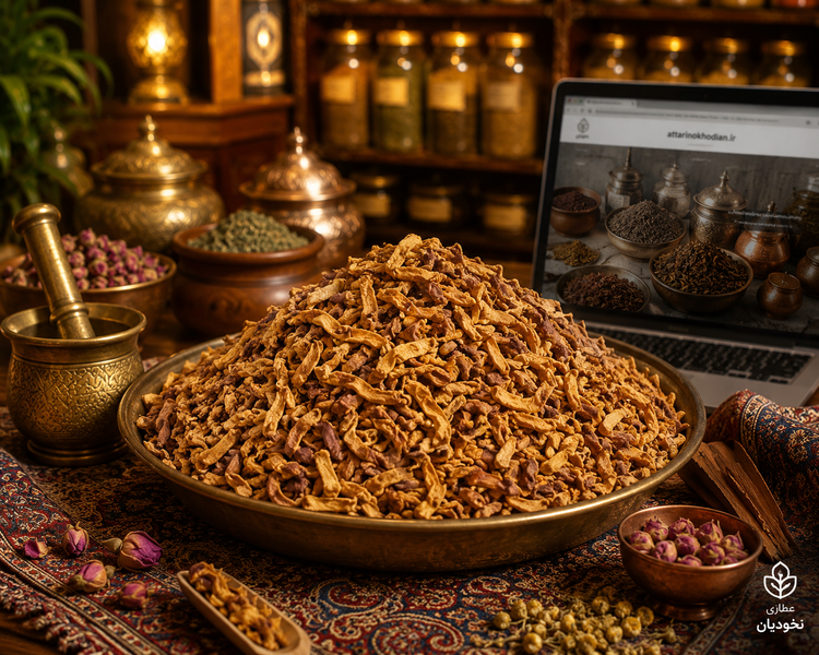 چای سیب تفت داده بهستان